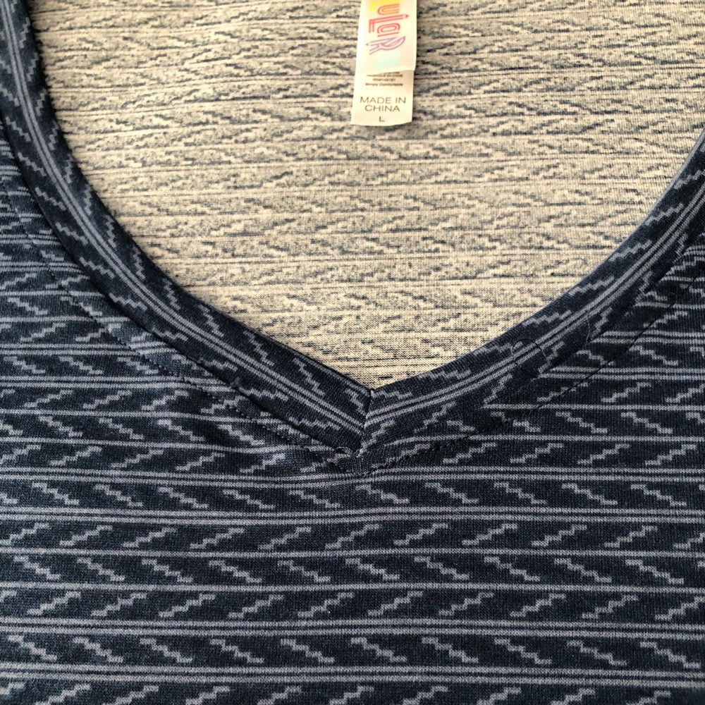 Lularoe Christy T Large Blue